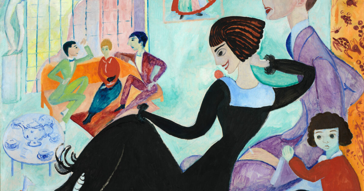 Sigrid Hjertén, Atelierinteriør, 1916, Moderna Museet. Foto: Albin Dahlström/Moderna Museet