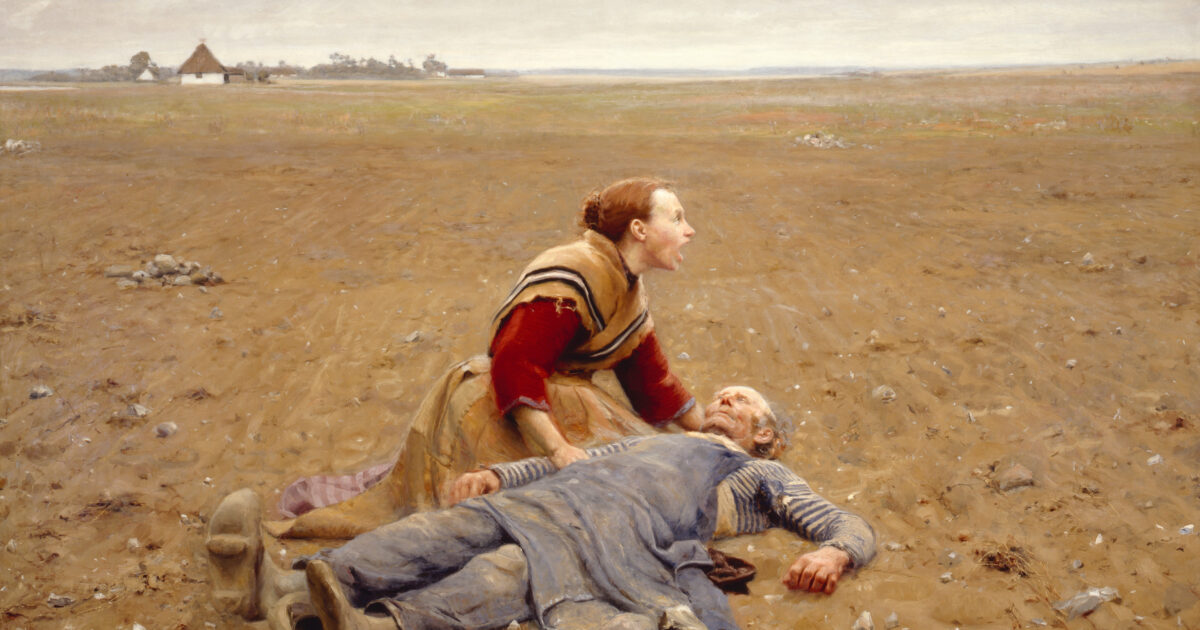 H. A. Brendekilde - Udslidt (1889)